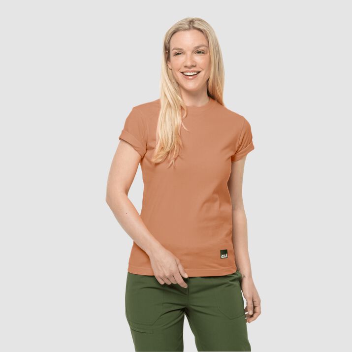 T-shirt Jack Wolfskin 365 Mujer Verde Oliva Mexico-1862145